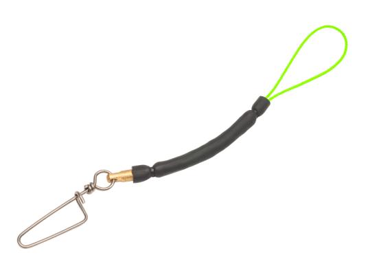 Амортизатор с карабином и вертлюжком 25см